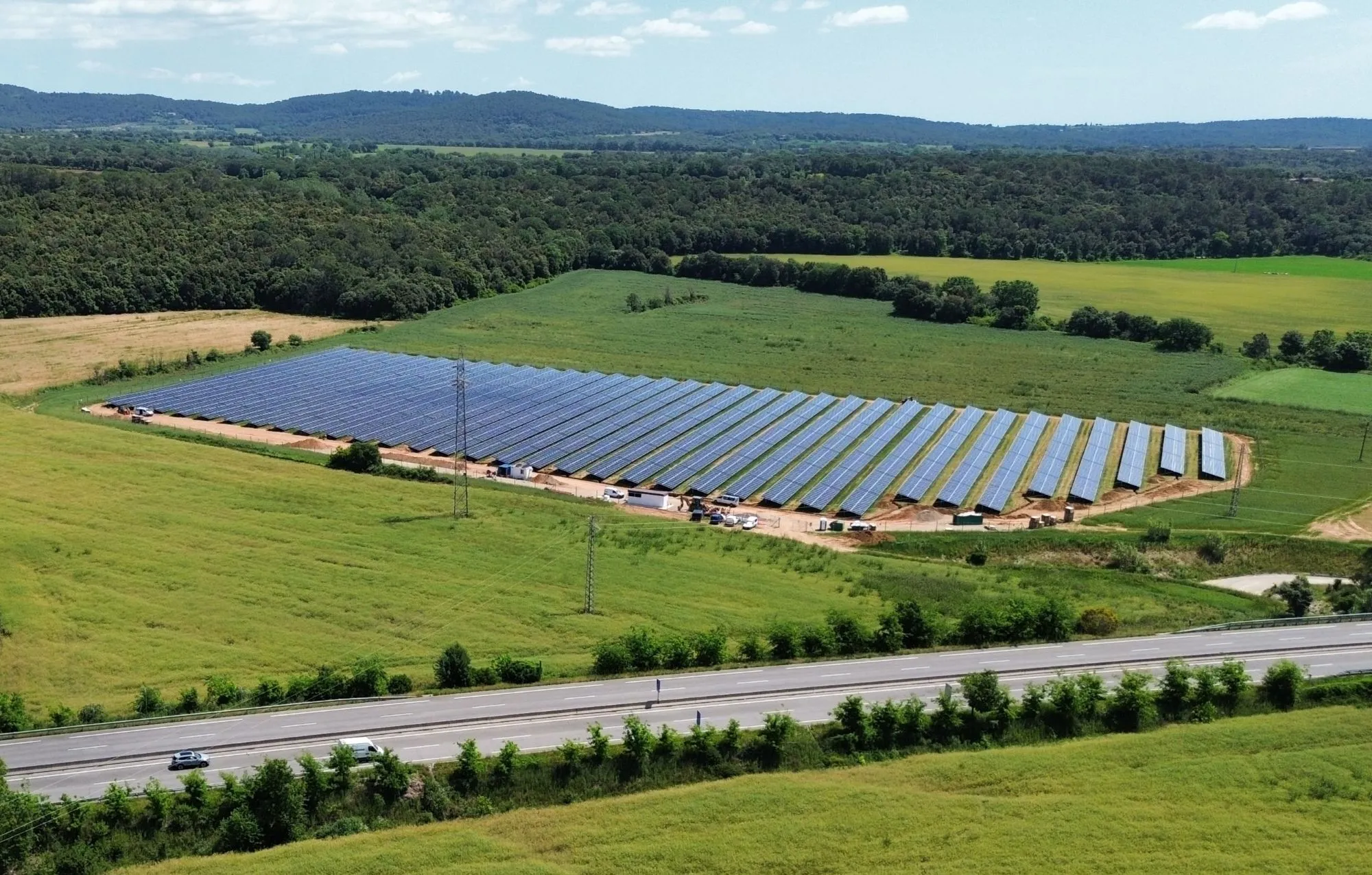 Parque fotovoltaico de LC Paper en Girona