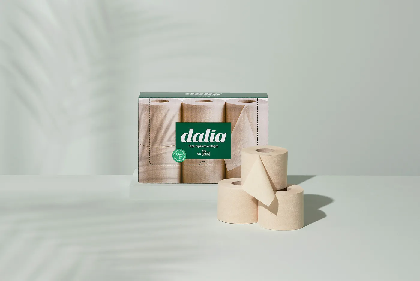 Caja de 6 rollos de papel higiénico Dalia